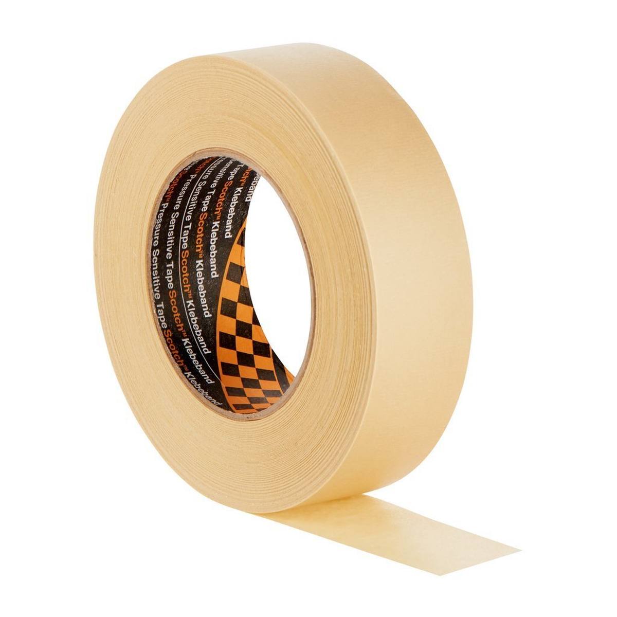 3M 36mm Scotch high performance masking tape 233, beige, stretch factor 30%