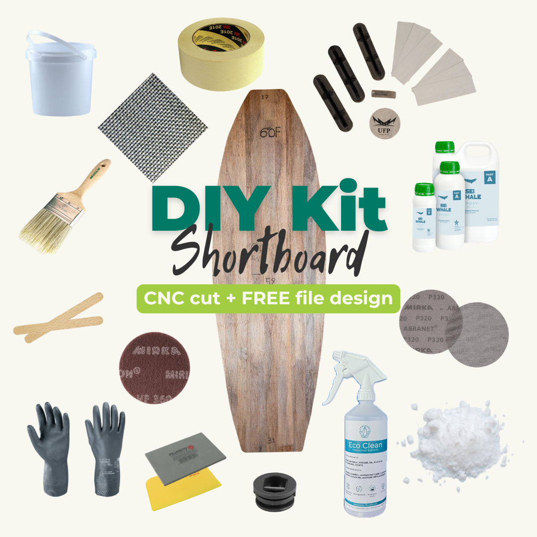 CNC DIY Agave Surfboard Starter Kit Shortboard 6'0 – Everything You Need to Shape Your Own Board