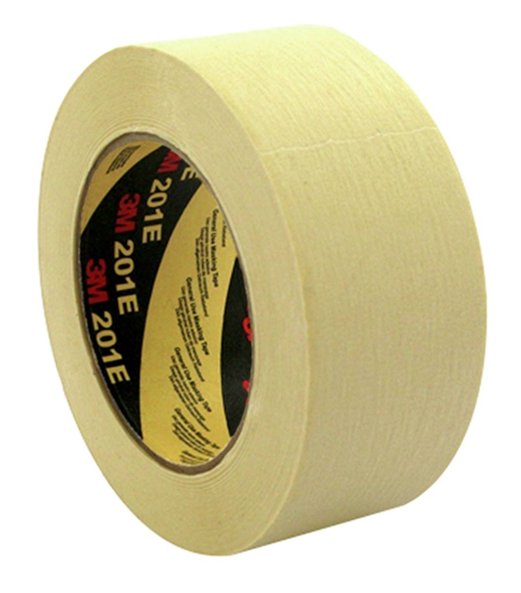 3M 12mm Masking Tape 201E, beige, stretch factor 5%